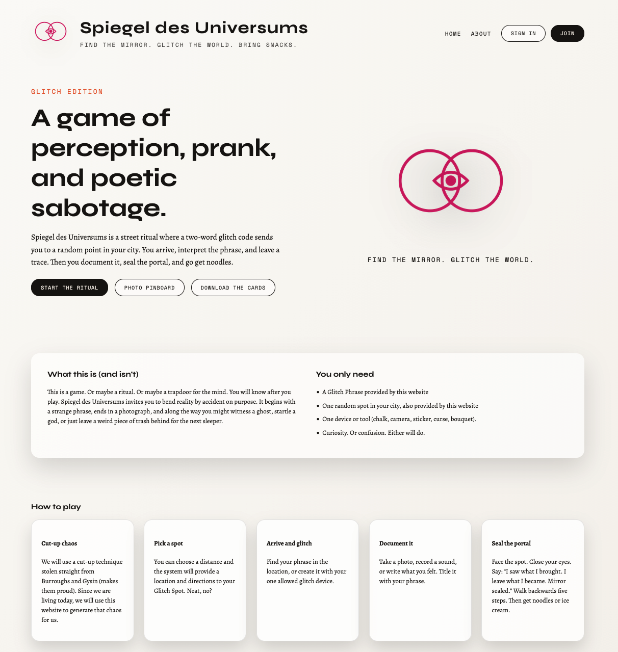 Spiegel des Universums